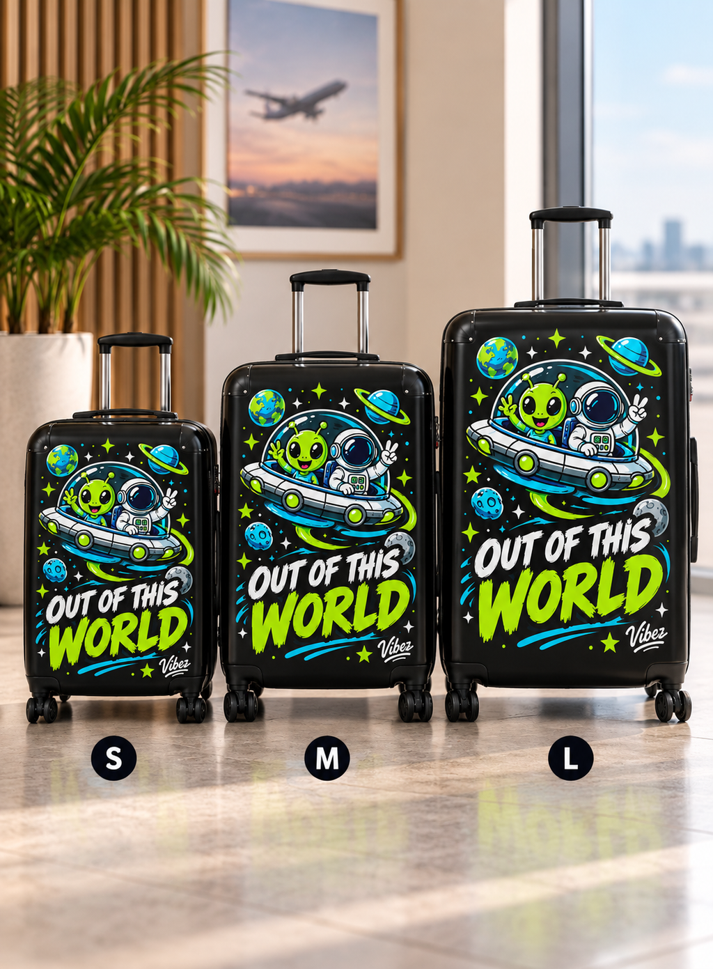 Out of This World Alien Astronaut Suitcase | Space Travel Kids Luggage