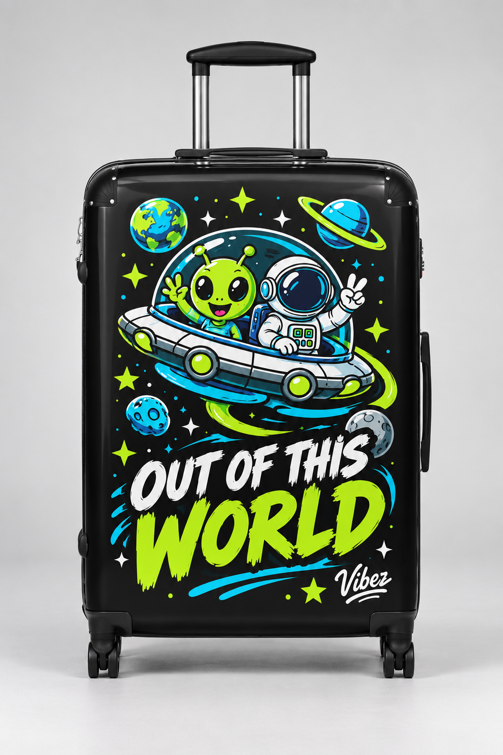 Out of This World Alien Astronaut Suitcase | Space Travel Kids Luggage