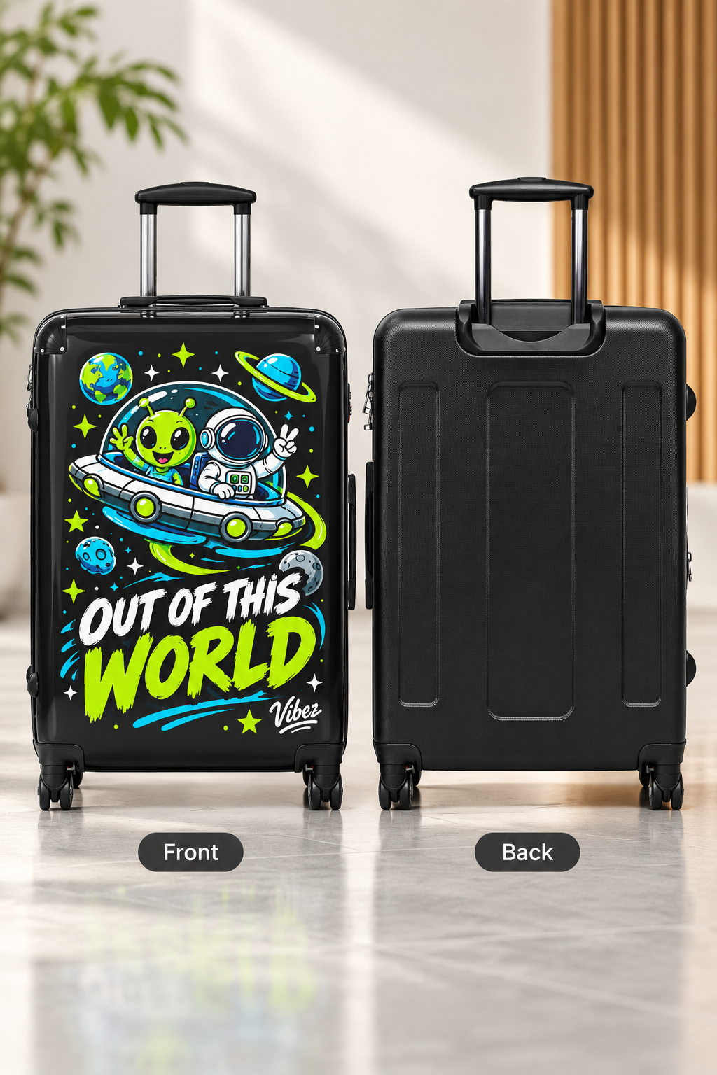 Out of This World Alien Astronaut Suitcase | Space Travel Kids Luggage
