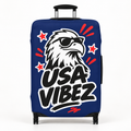 USA Vibez Luggage Cover | Eagle Patriotic Suitcase Protector