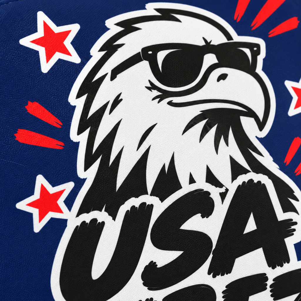 USA Vibez Luggage Cover | Eagle Patriotic Suitcase Protector