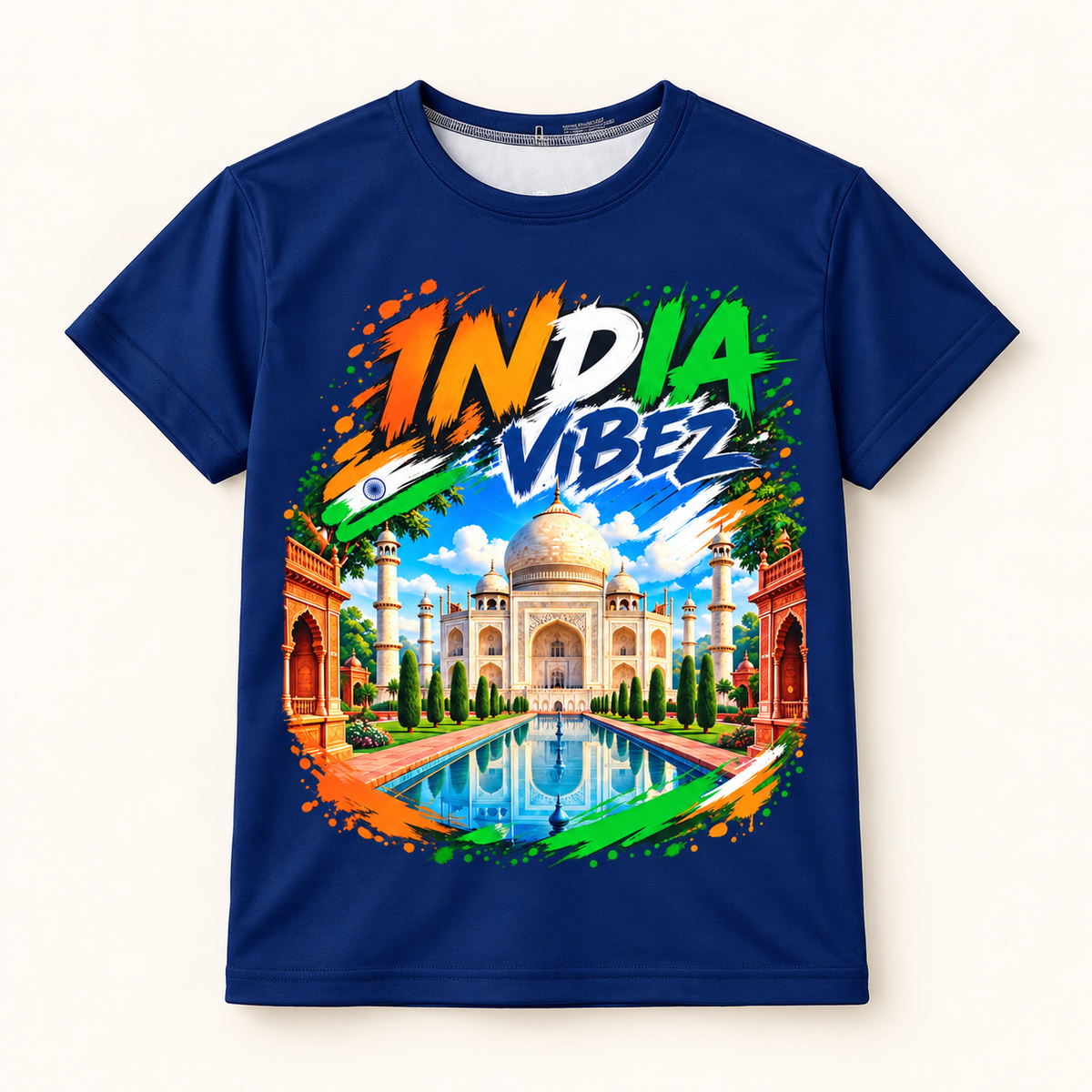 India Vibez Kids Jersey | Taj Mahal India Sports Tee