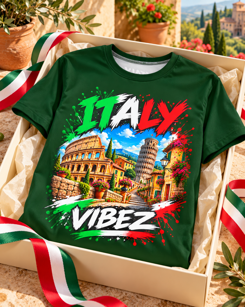 Italy Vibez Kids Jersey | Italian Landmarks Soccer Shirt
