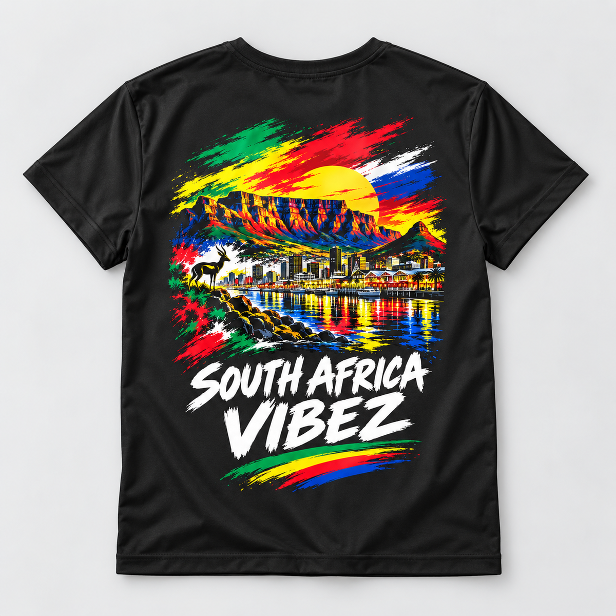 South Africa Vibez Kids Jersey | Cape Town Skyline Football Tee