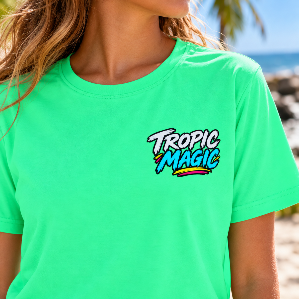 Tropic Magic Parrot Kids Jersey | Tropical Bird Graphic Tee