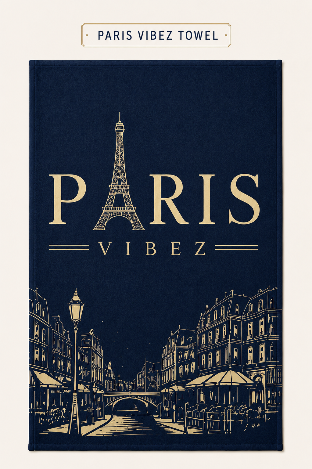 Paris Vibez Towel, Paris Beach Towel, Eiffel Tower Towel, French Travel Gift, Paris Lover Gift, Pool Towel, Vacation Towel