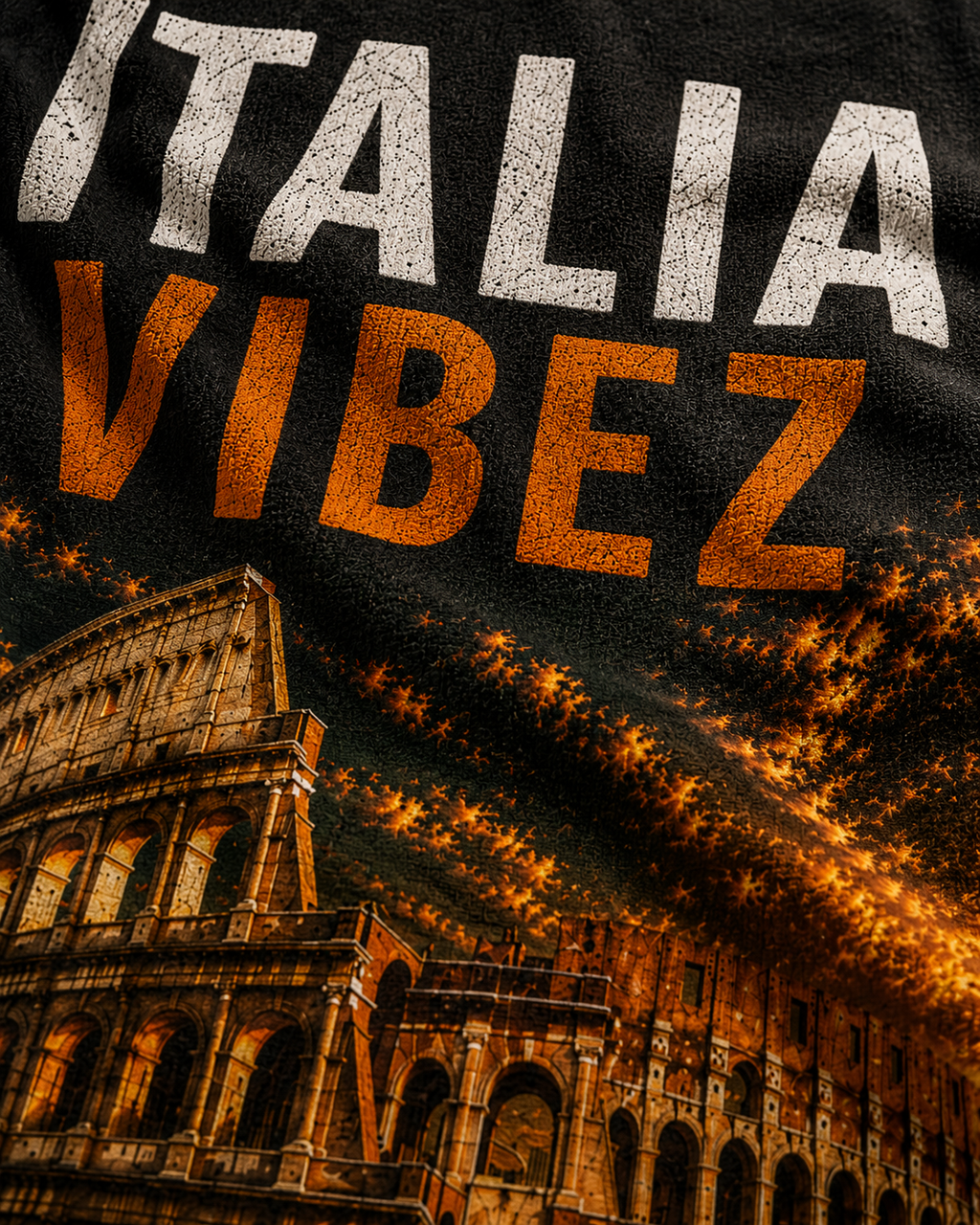 Italia Vibez Towel, Italy Colosseum Bath Towel, Rome Travel Gift, Italian Hotel & Shower Towel, Italy Vacation Decor