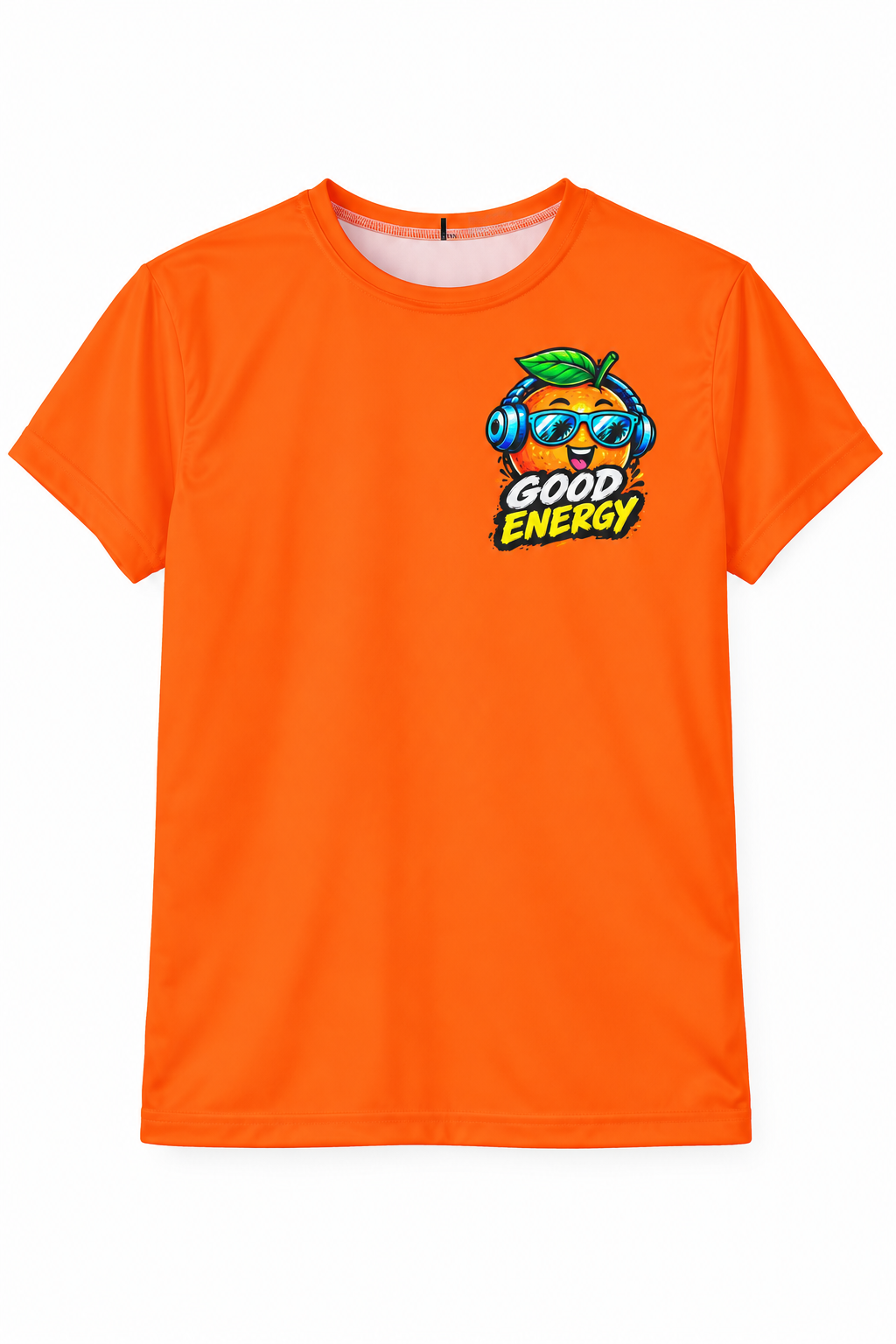 Good Energy Orange Character Kids Jersey | Sports Tee
