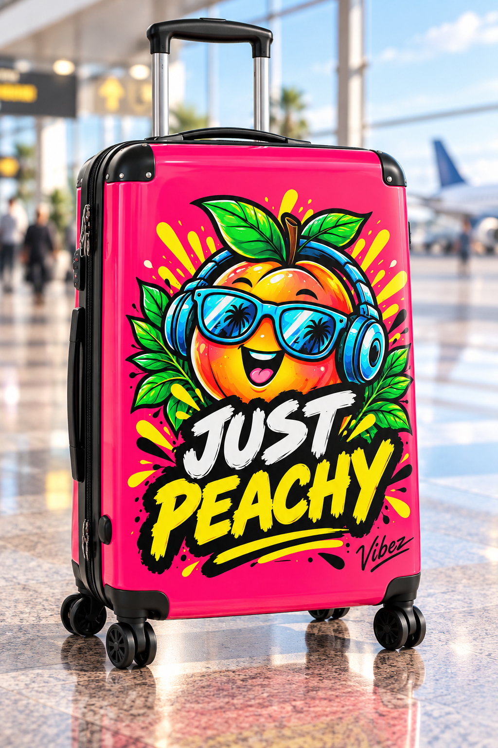 Just Peachy Peach Character Suitcase