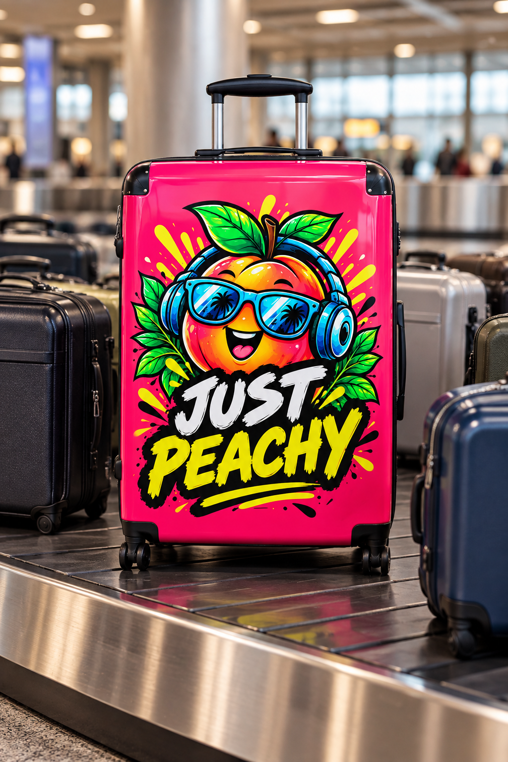 Just Peachy Peach Character Suitcase