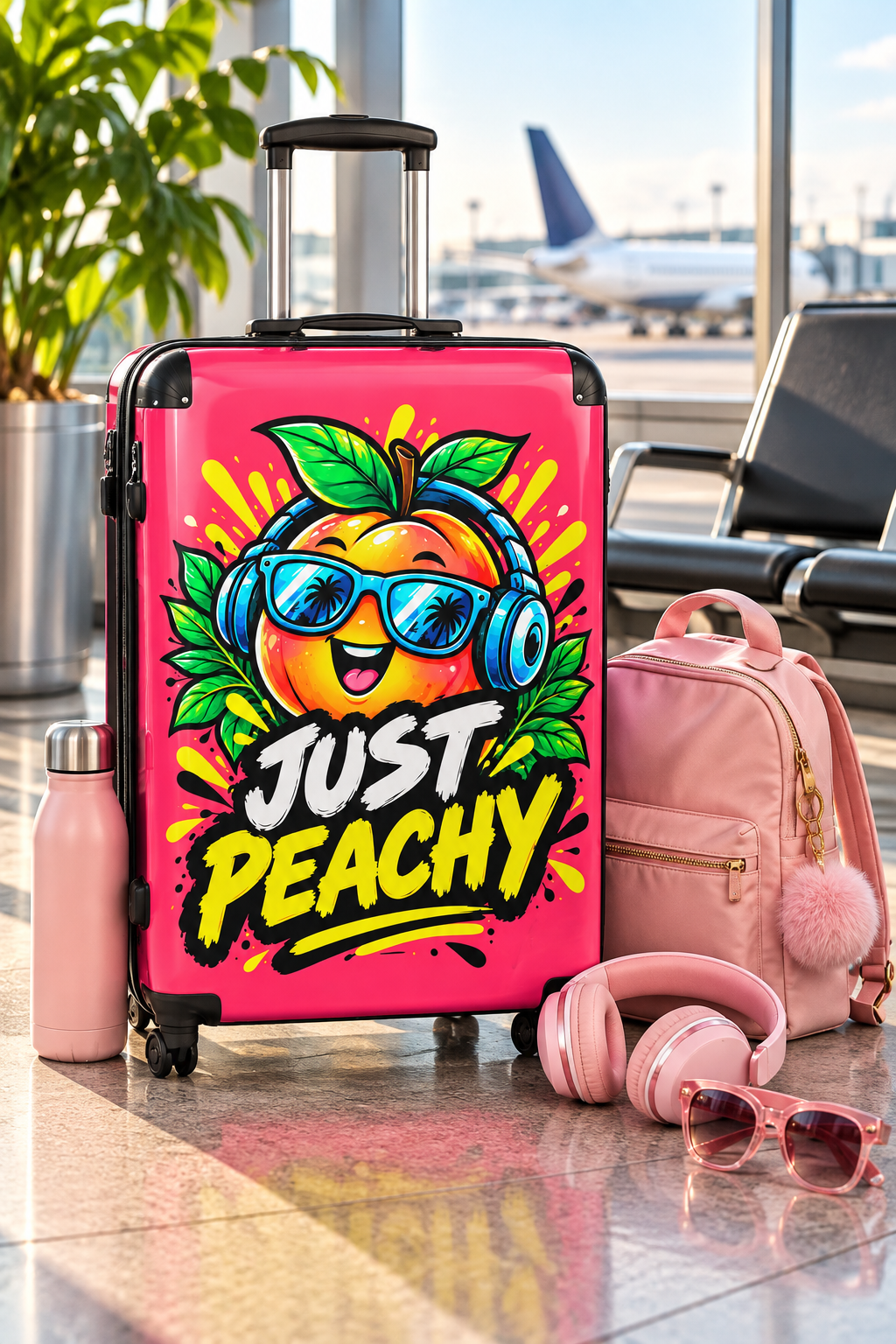 Just Peachy Peach Character Suitcase