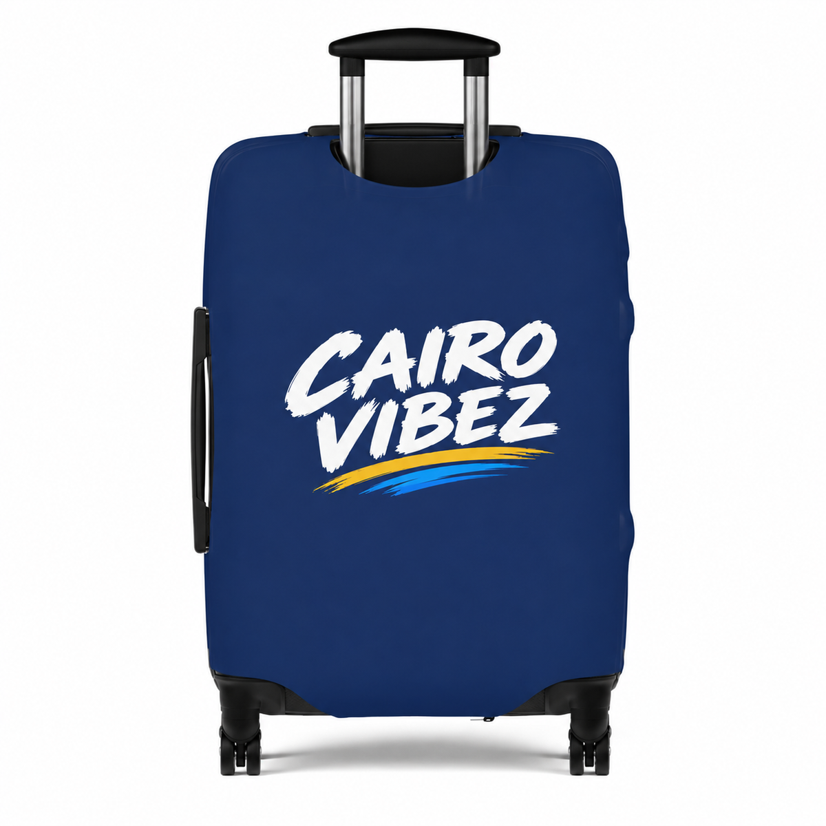 Cairo Vibez Luggage Cover | Egypt Pyramids Sunset Travel Accessory