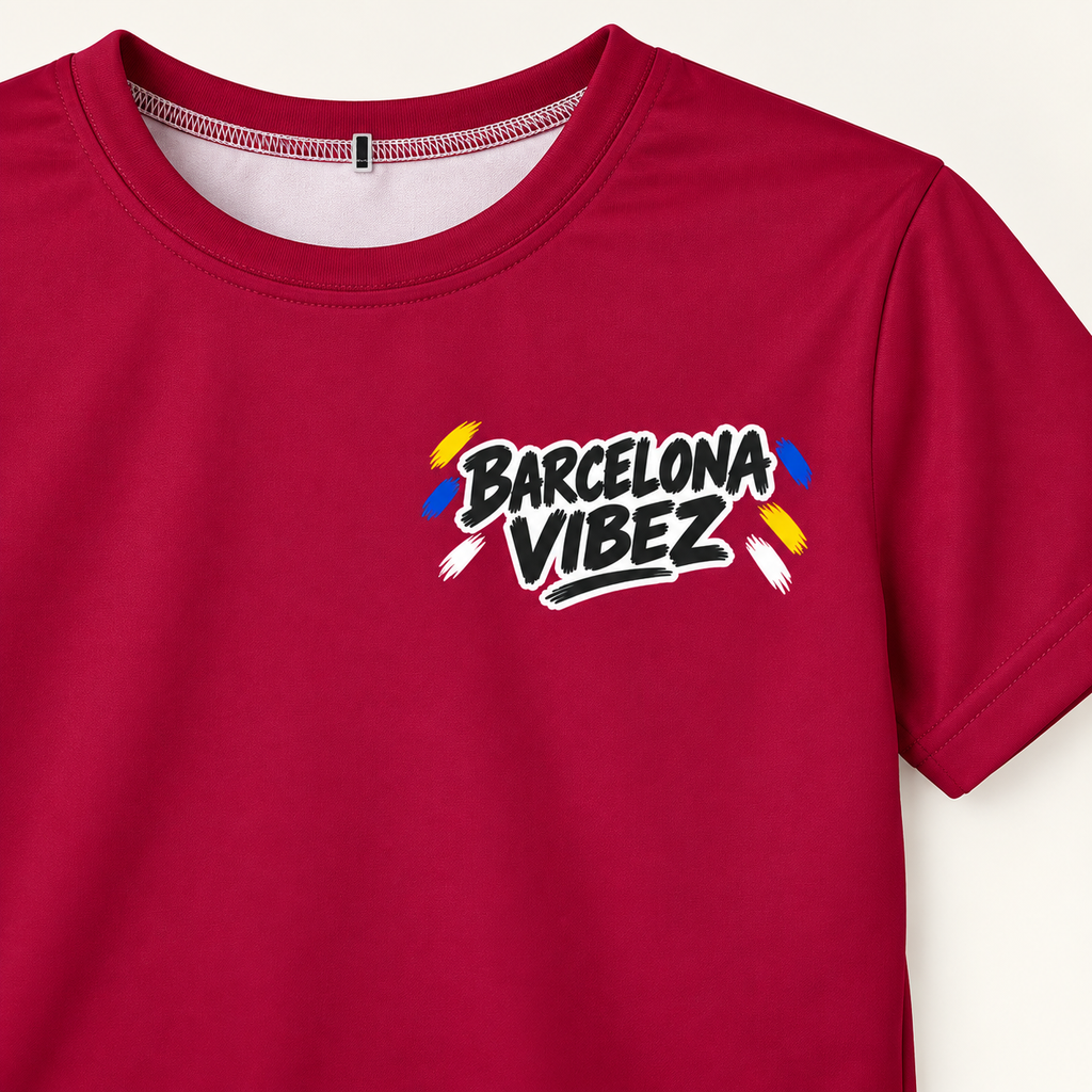 Barcelona Vibez Frog Graphic Kids Jersey | Barcelona beach skate art