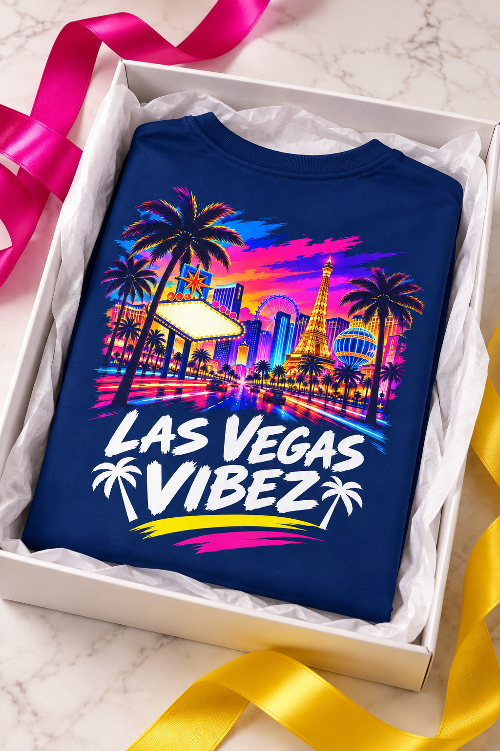 Las Vegas Vibez Kids Jersey | Neon Cityscape Sports Shirt