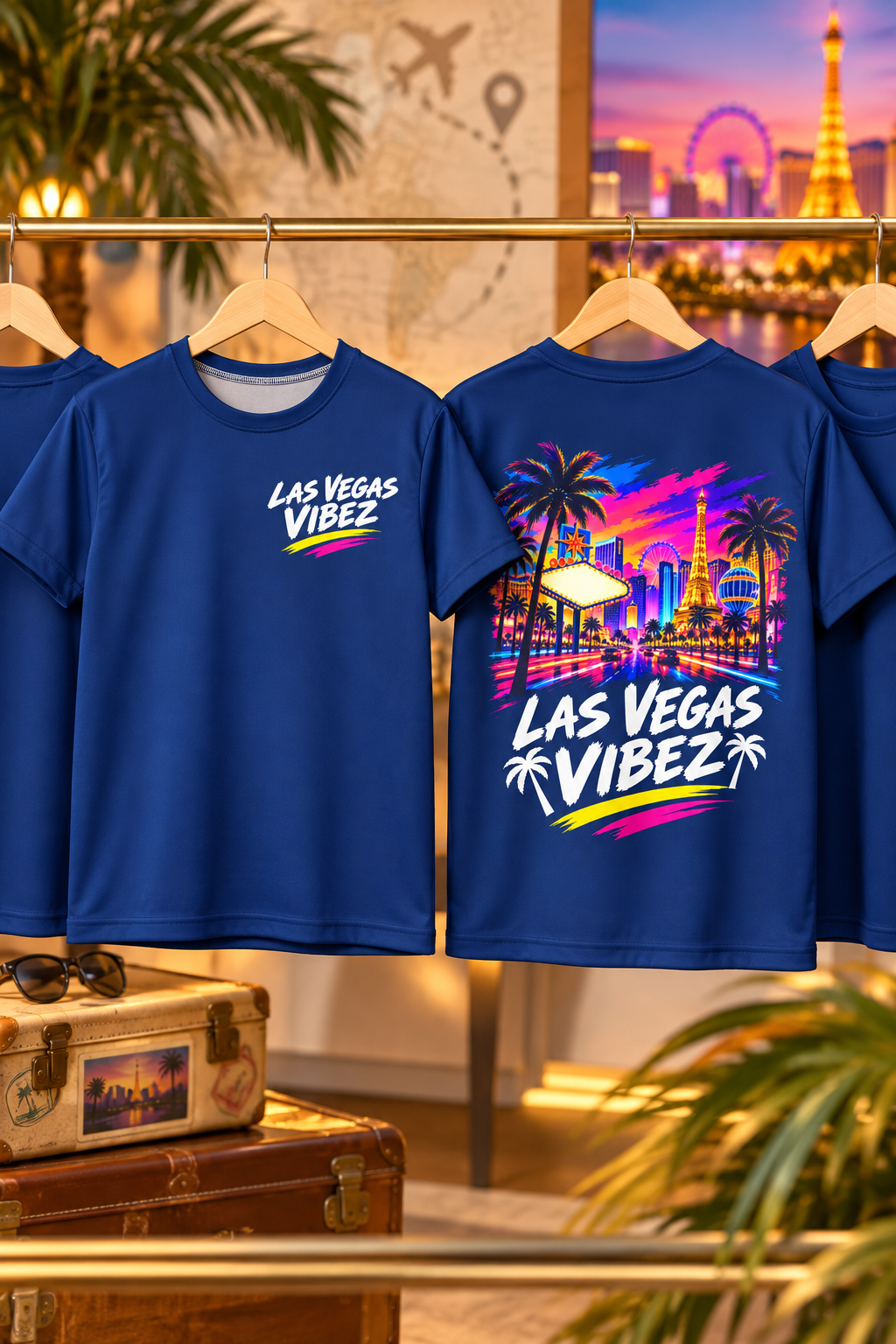Las Vegas Vibez Kids Jersey | Neon Cityscape Sports Shirt