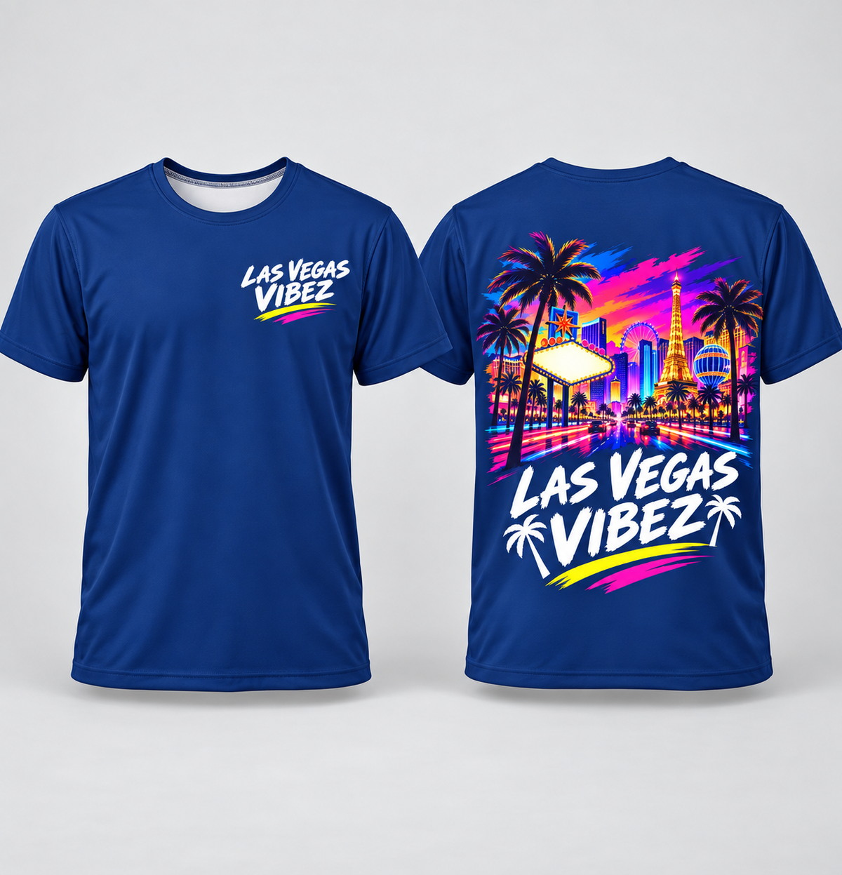Las Vegas Vibez Kids Jersey | Neon Cityscape Sports Shirt