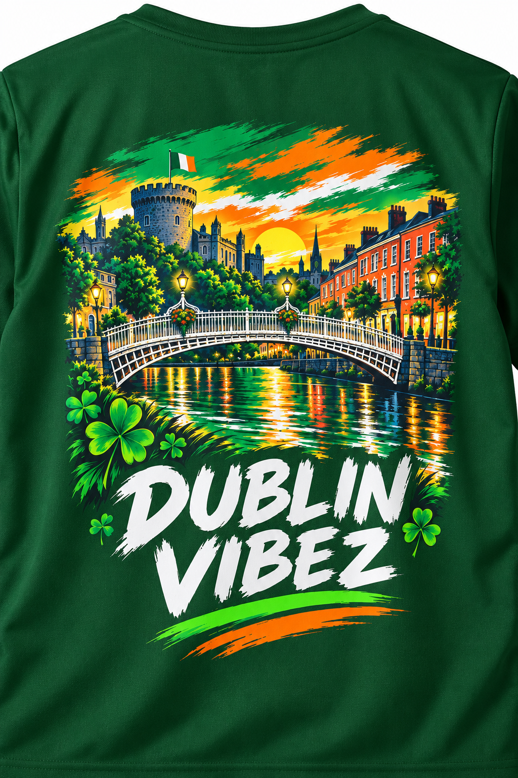 Dublin Vibez Kids Jersey | Ireland St. Patrick's Day Shamrock Tee