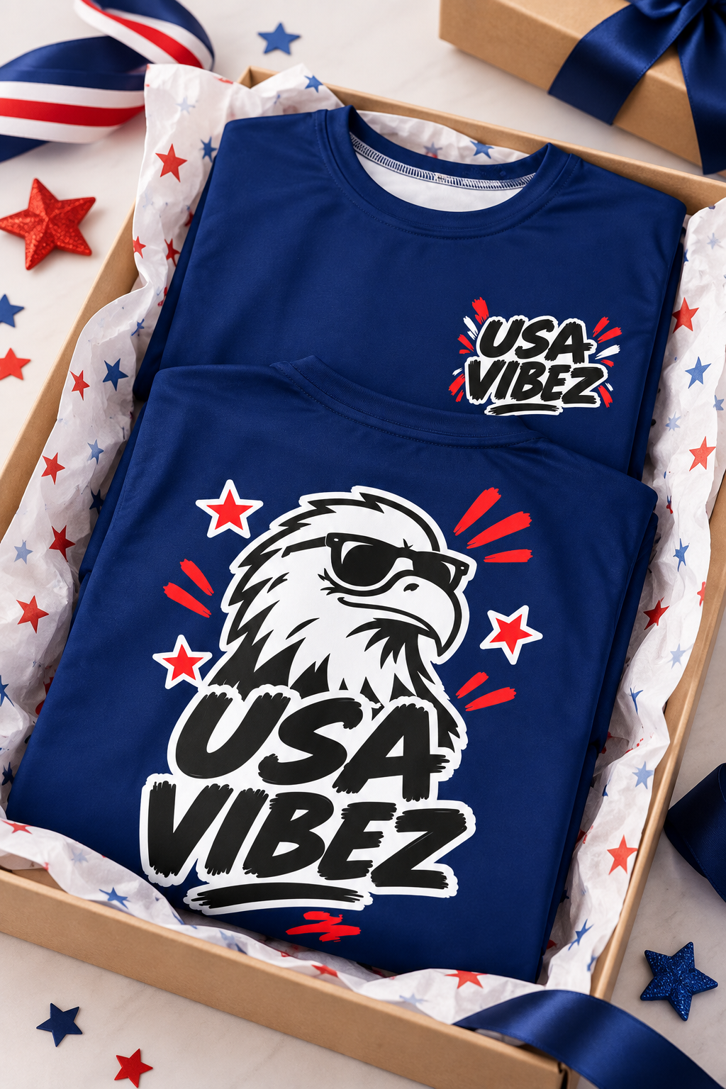 USA Vibez Eagle Kids Jersey | Patriotic Sports Shirt