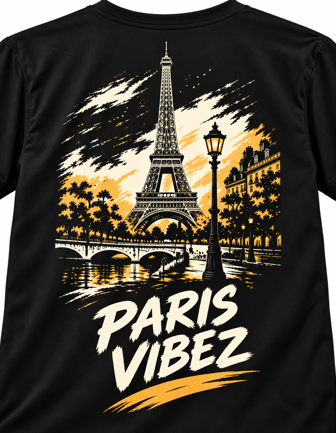 Paris Vibez Kids Jersey | Eiffel Tower Graphic