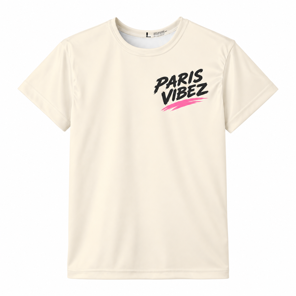 Paris Vibez Tee Kids Jersey | Eiffel Tower Graphic