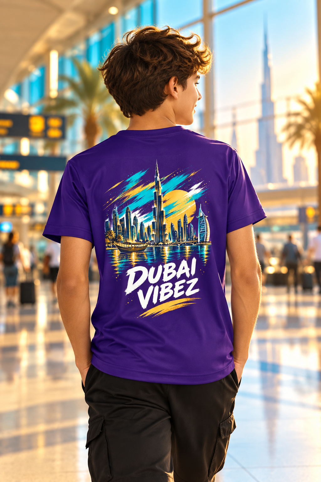 Dubai Vibez Kids Jersey | Dubai Skyline Sports Tee