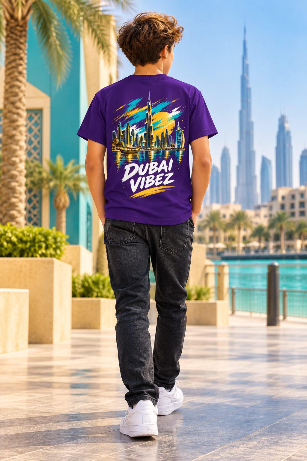 Dubai Vibez Kids Jersey | Dubai Skyline Sports Tee