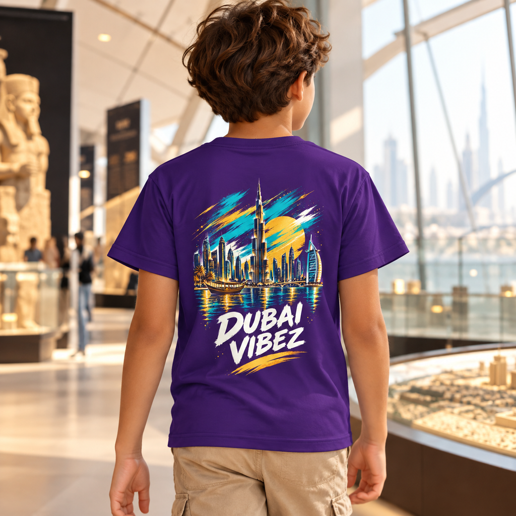 Dubai Vibez Kids Jersey | Dubai Skyline Sports Tee