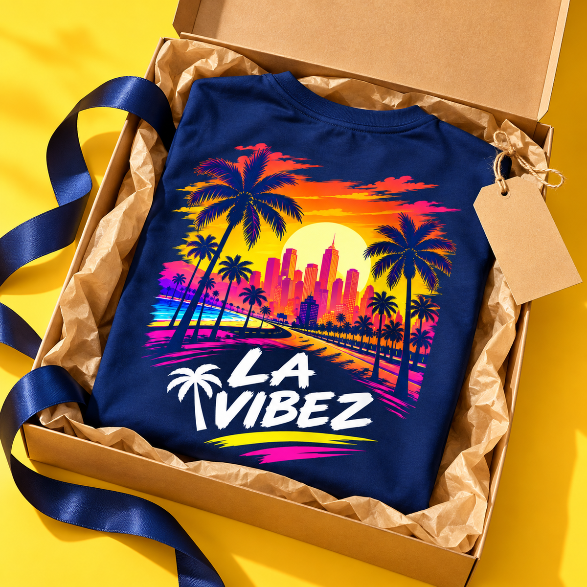 LA Vibez Palm Sunset Graphic Kids Jersey