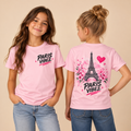 Paris Vibez Kids Jersey | Eiffel Tower Floral Heart Design