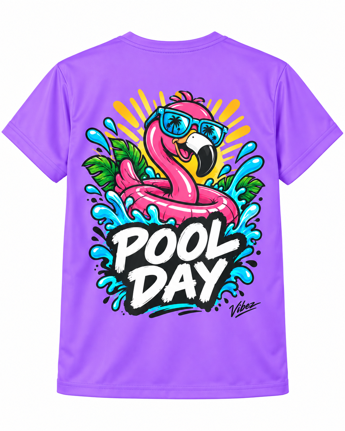 Pool Day Flamingo Kids Jersey | All-Over Print