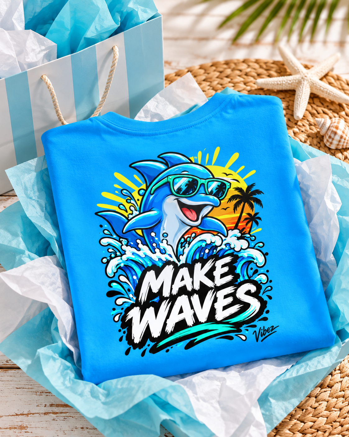 Make Waves Shark Graphic Kids Jersey | Kids Jersey