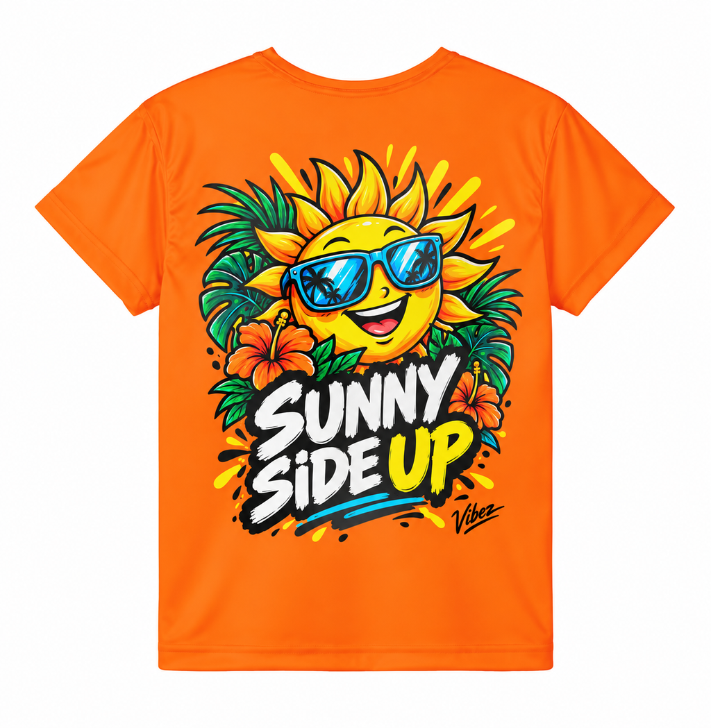 Sunny Side Up Sunshine Character Kids Jersey | All-Over Print