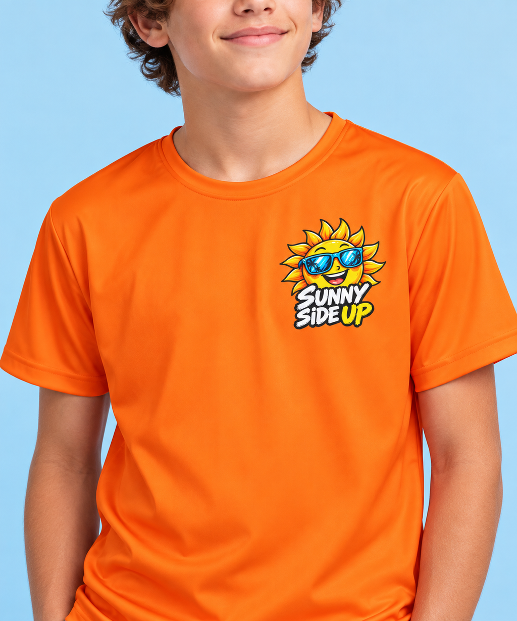 Sunny Side Up Sunshine Character Kids Jersey | All-Over Print