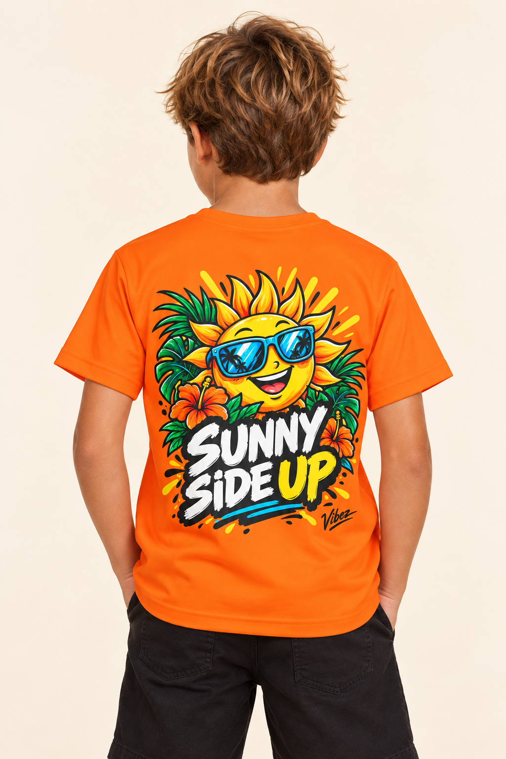 Sunny Side Up Sunshine Character Kids Jersey | All-Over Print