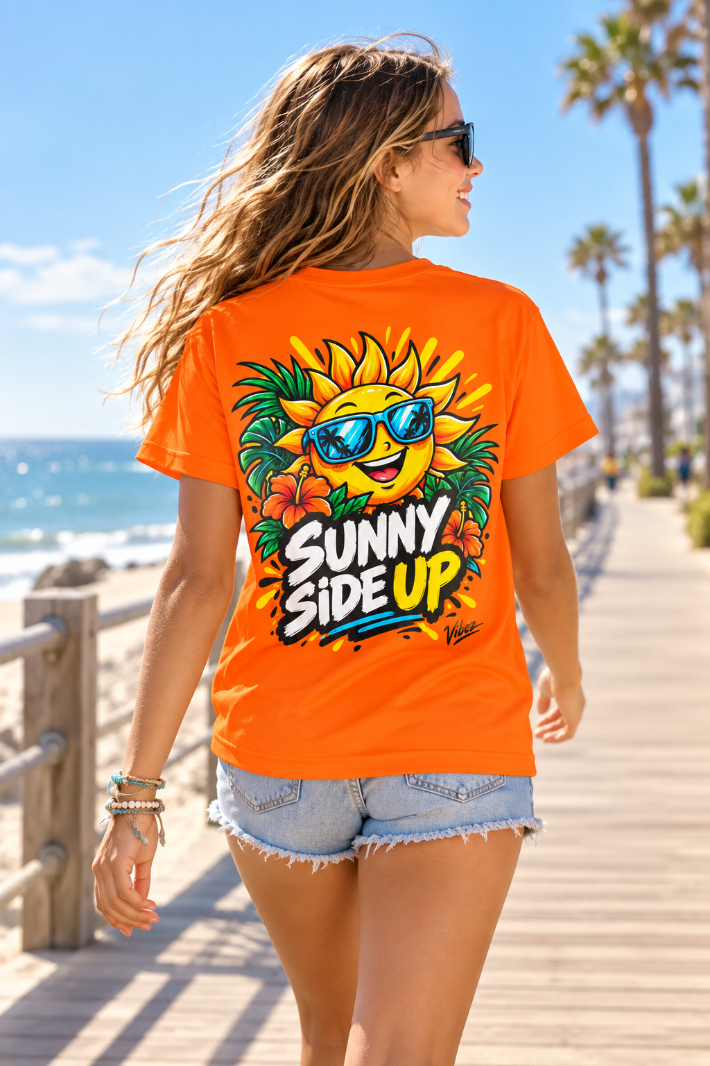 Sunny Side Up Sunshine Character Kids Jersey | All-Over Print