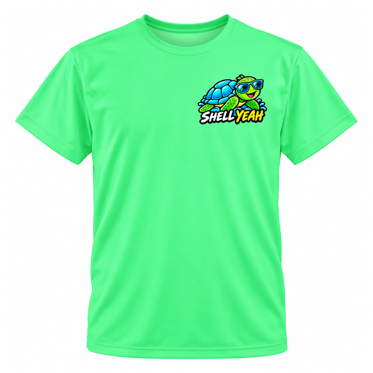 Shell Yeah Turtle Kids Jersey | Surfing Sea Turtle Graphic