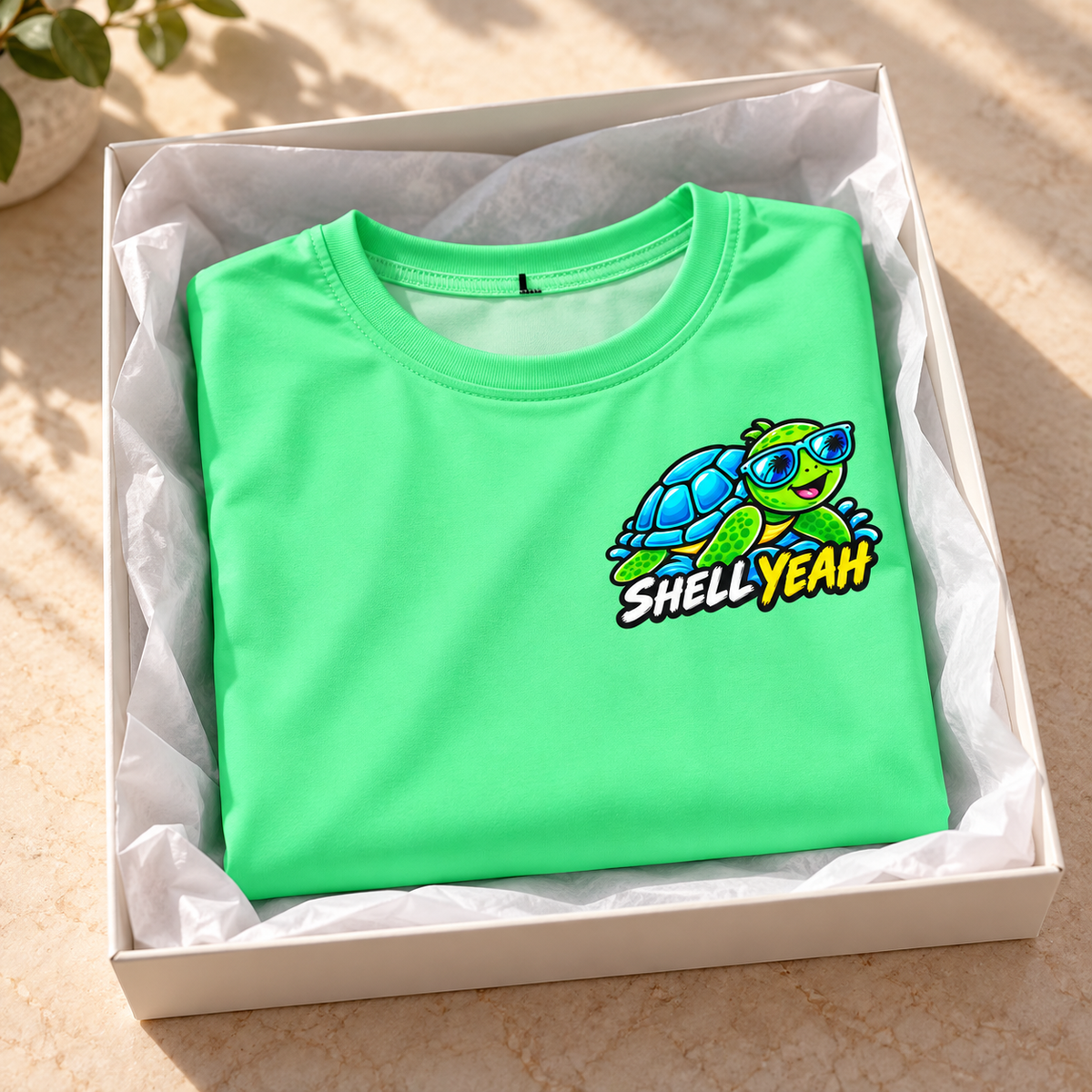 Shell Yeah Turtle Kids Jersey | Surfing Sea Turtle Graphic
