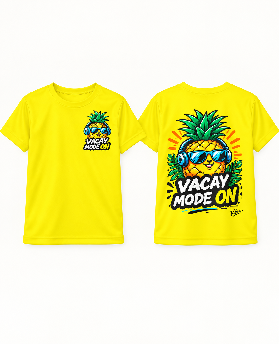 Vacay Mode Pineapple Kids Jersey | Tropical Vacation Shirt