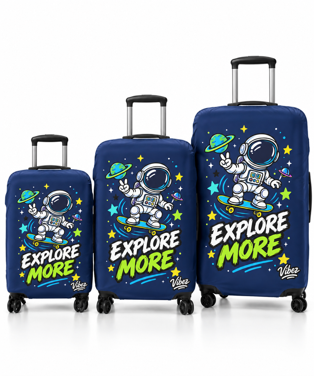 Explore More Astronaut Luggage Cover | Space Skateboard Design