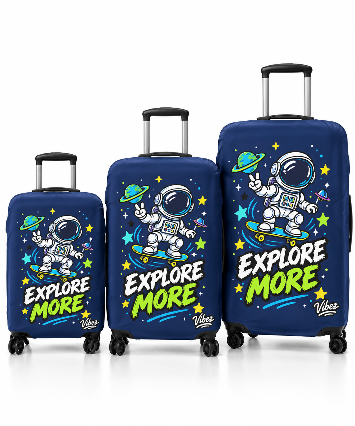 Explore More Astronaut Luggage Cover | Space Skateboard Design
