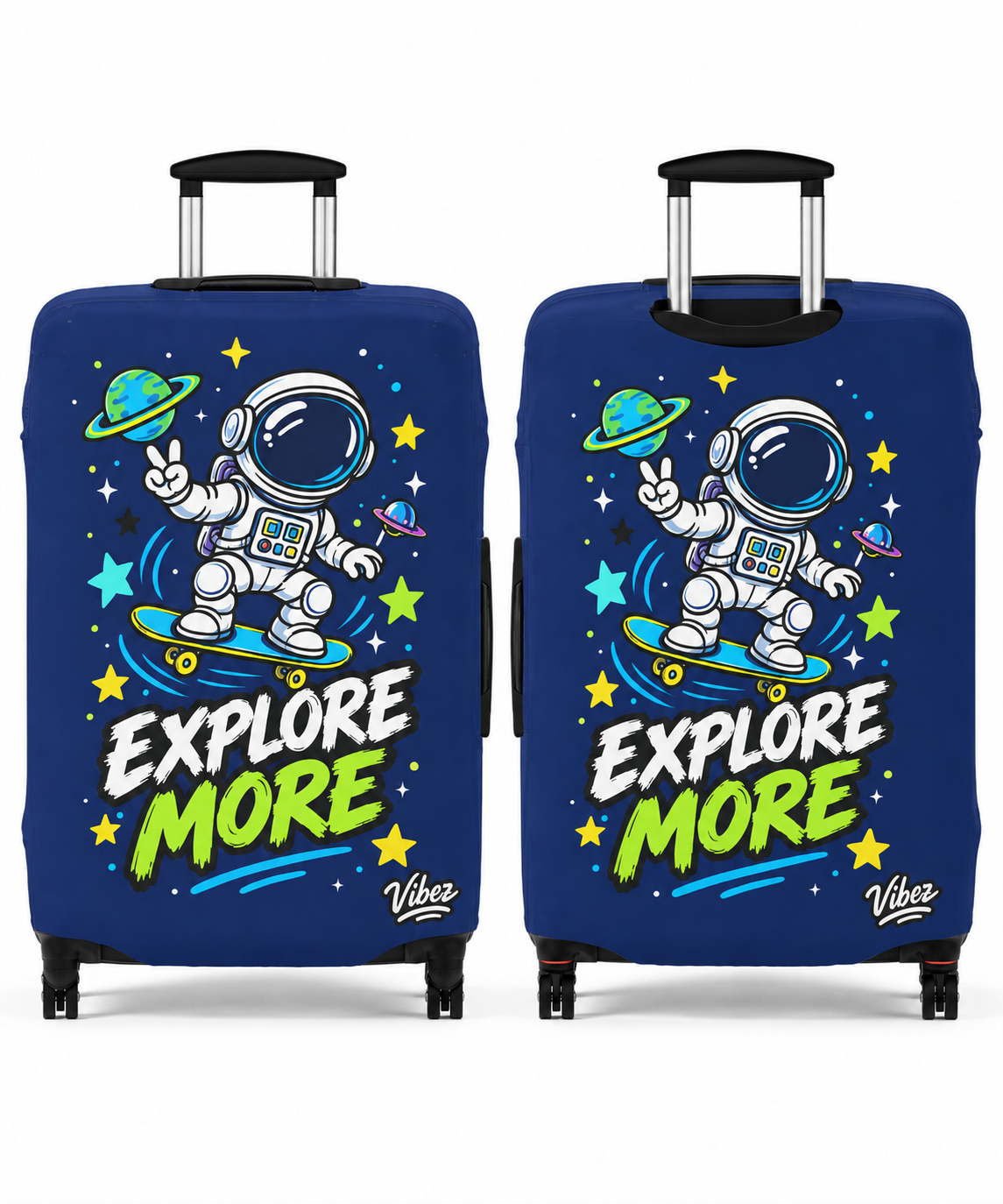 Explore More Astronaut Luggage Cover | Space Skateboard Design