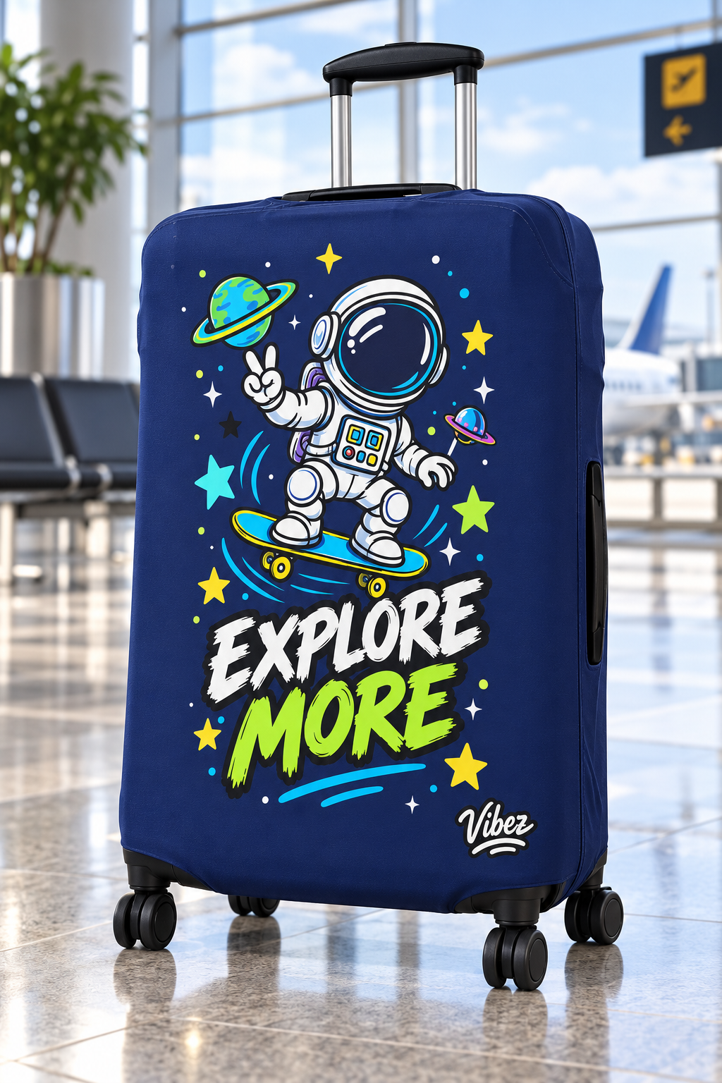 Explore More Astronaut Luggage Cover | Space Skateboard Design