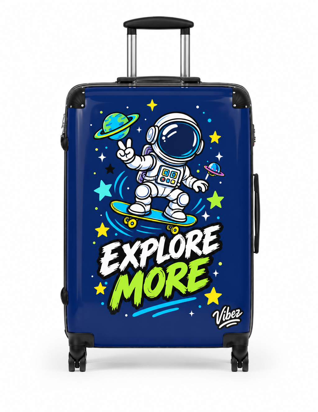 Astronaut Skateboard Explore More Suitcase | Kids Luggage, Space Travel