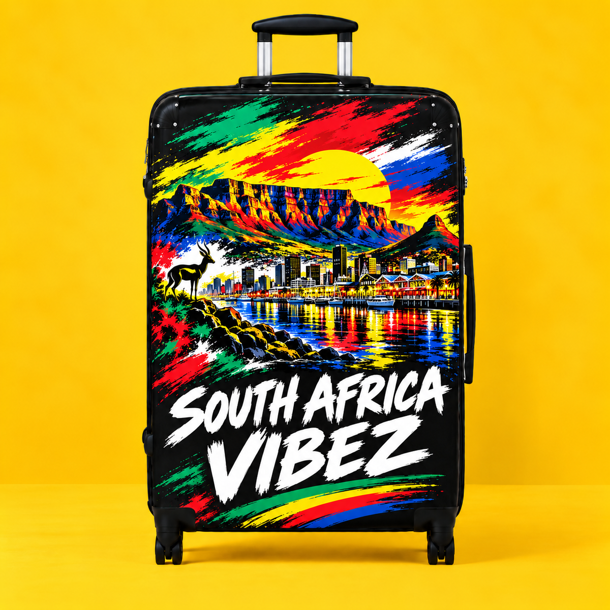 South Africa Vibez Suitcase | Table Mountain Skyline Luggage