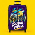 Dubai Vibez Suitcase | Skyline Luggage Cover, Travel Case
