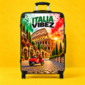 Italia Vibez Suitcase | Colosseum Scooter Italy Travel Luggage
