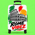 Rome Vibez Luggage Cover | Colosseum Italy Travel Case