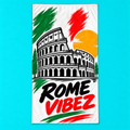 Rome Vibez Beach Towel | Colosseum Italy Flag Colors