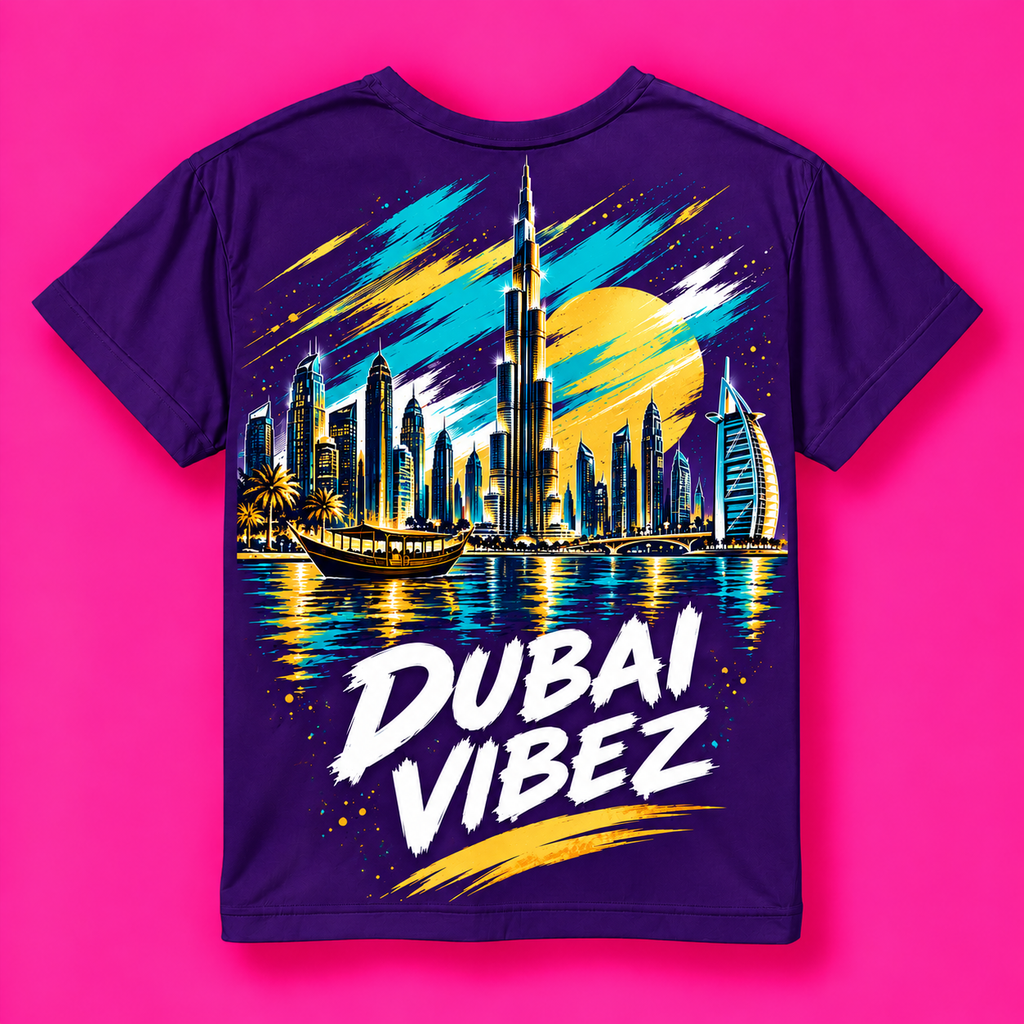 Dubai Vibez Kids Jersey | Dubai Skyline Sports Tee