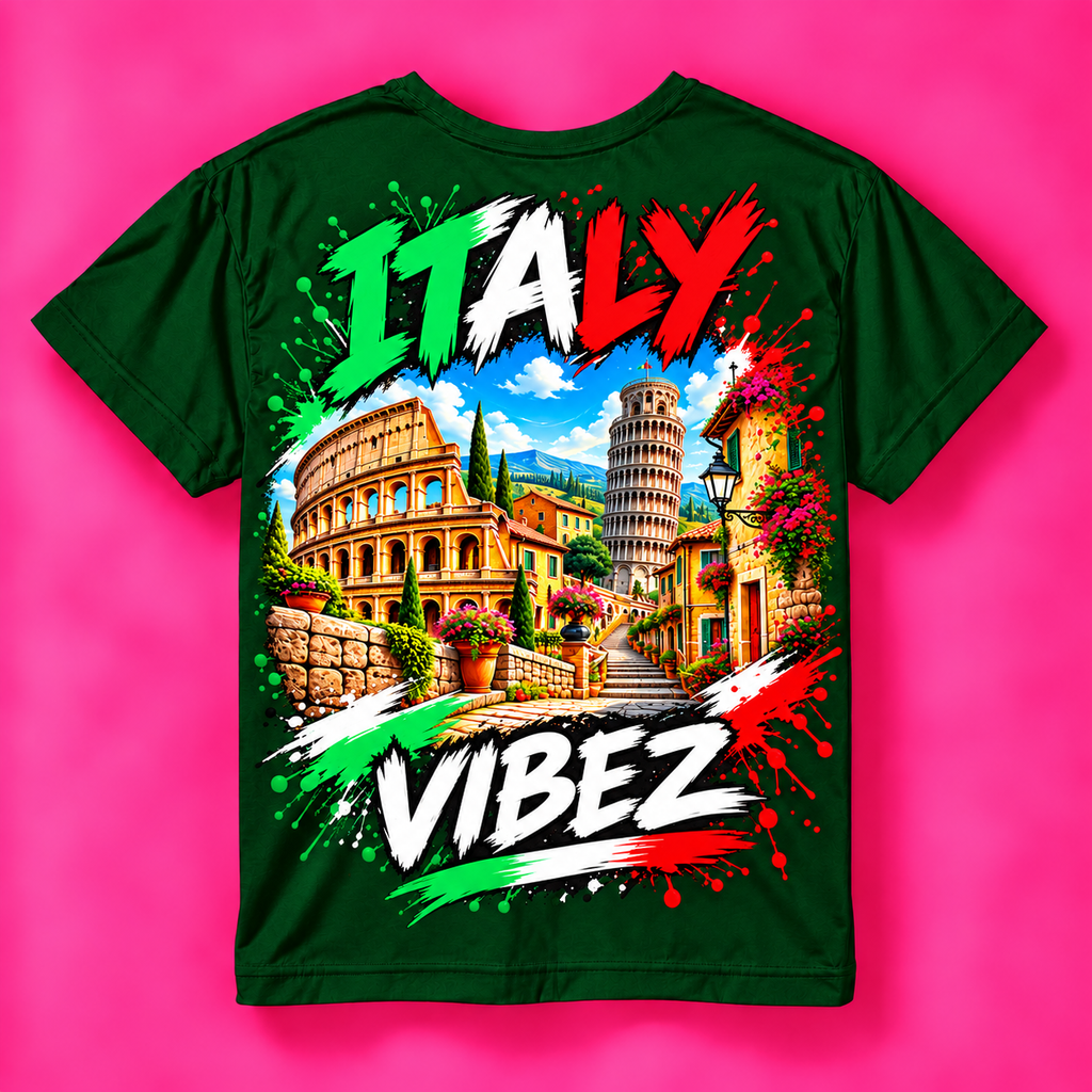 Italy Vibez Kids Jersey | Italian Landmarks Soccer Shirt